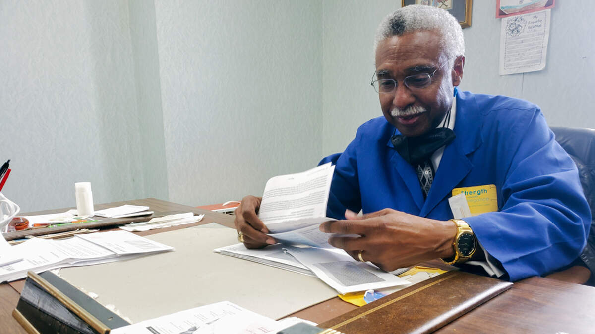 Like his father, Bertram Caruthers Jr. plans on doing nothing — and doing it very well.