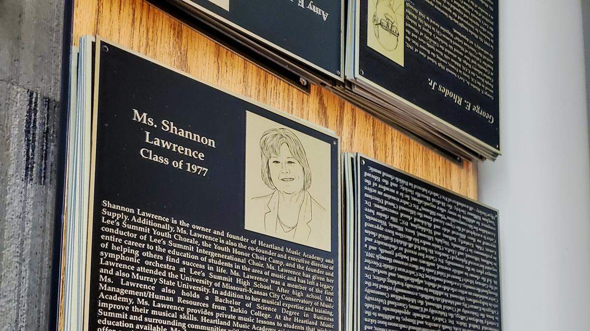 The faces in the Lee’s Summit High School Hall of Fame have a serious lack of diversity.