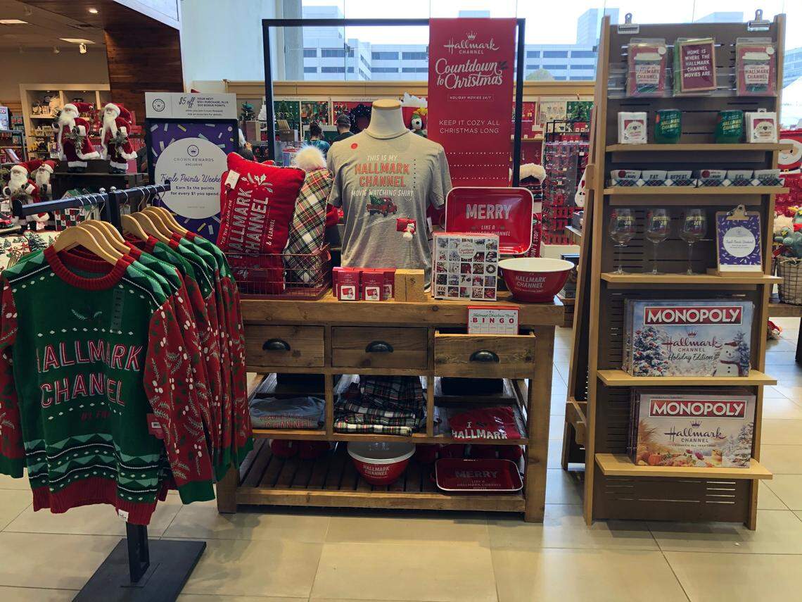 Hallmark stores across the nation — including Kansas City’s Crown Center — are selling all sorts of gifts inspired from Hallmark Channel Christmas movies.