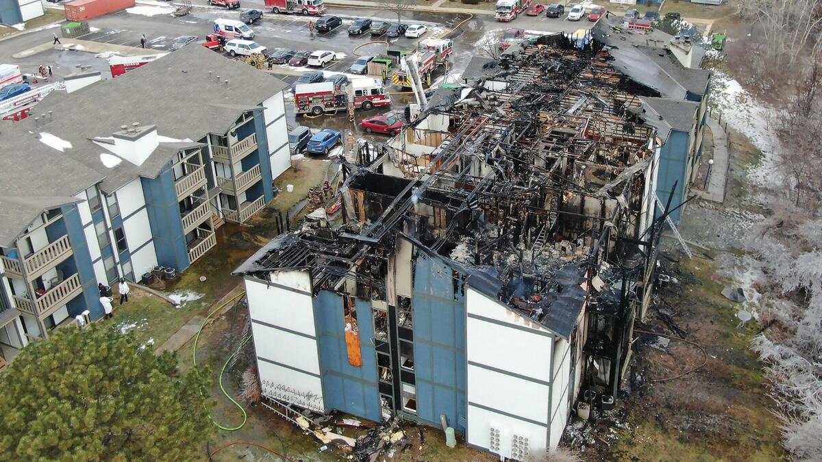 Latest: Firefighters battle blaze at Independence apartments | Kansas ...