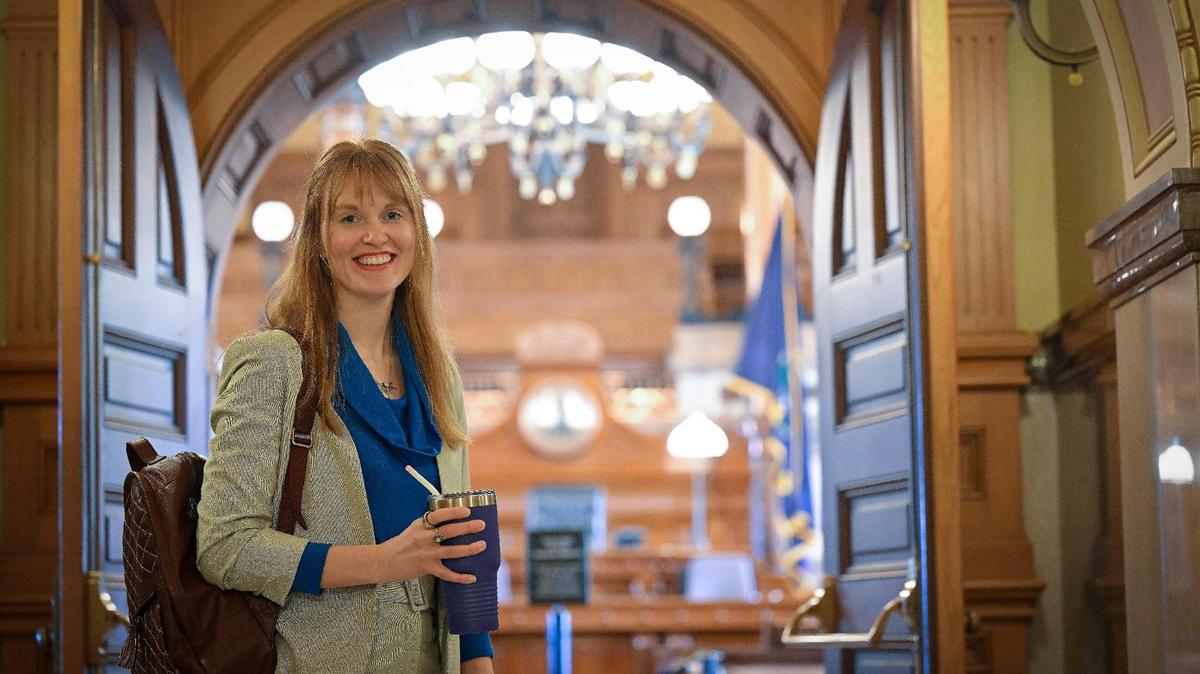 Sen. Kristen O’Shea asked for security in a committee meeting Tuesday morning.