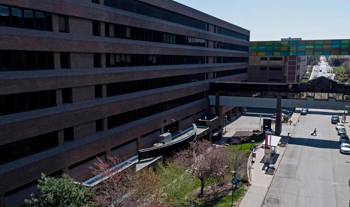 Truman Medical Center, on Hospital Hill off Holmes Street.