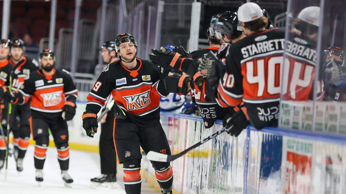 Mavericks forward Jeremy McKenna was named the ECHL’s Player of the Week for the week of Nov. 21-27.