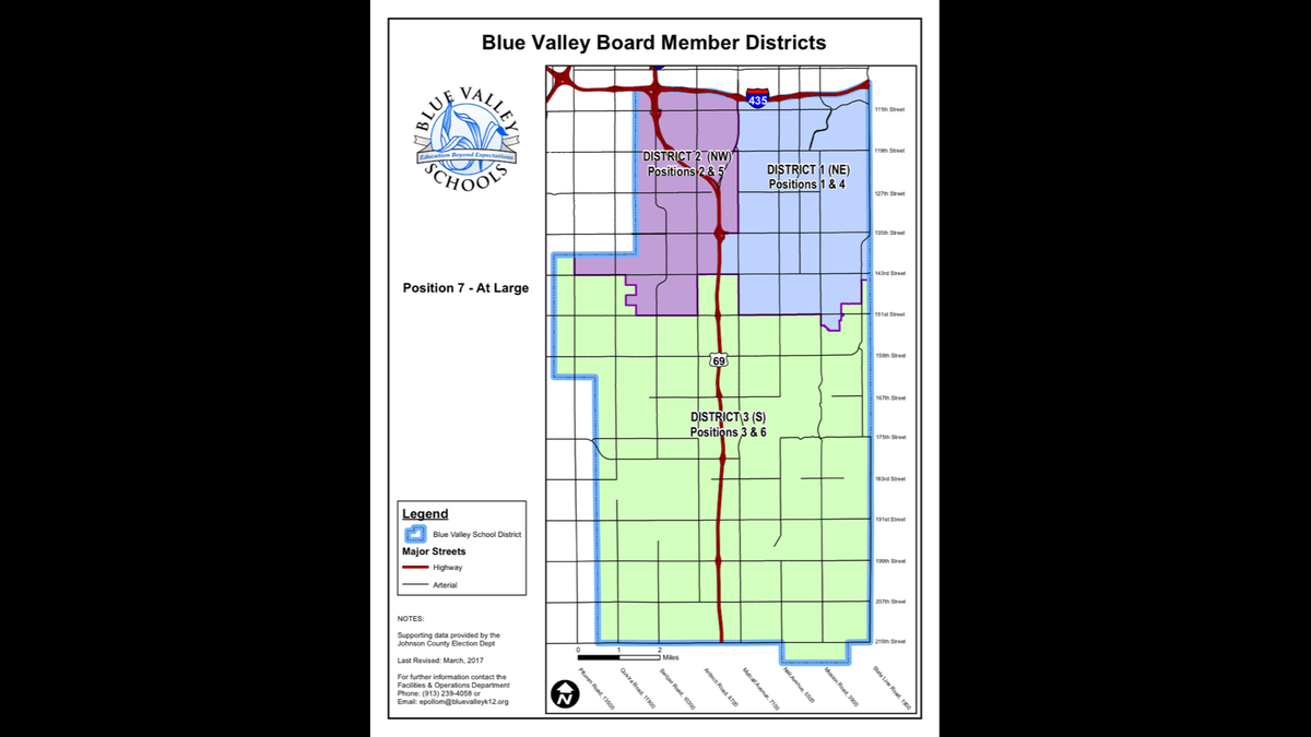 Four Blue Valley school board seats are up for election on Nov. 7.