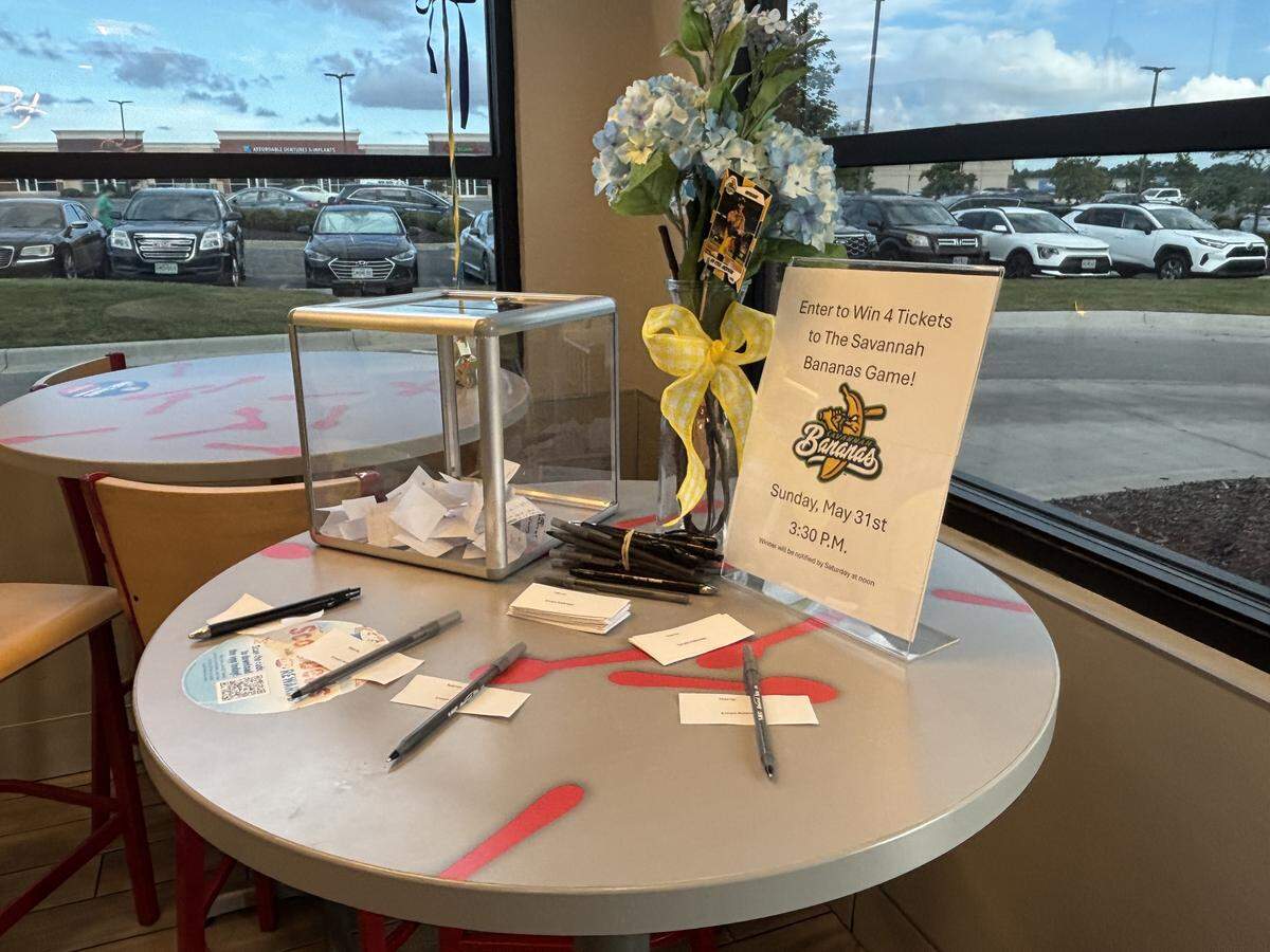 Four players from the Savannah Bananas met with fans inside the Dairy Queen at 5381 N. Antioch Road on Friday, May 29, 2026, ahead of two sold-out games at Kauffman Stadium.