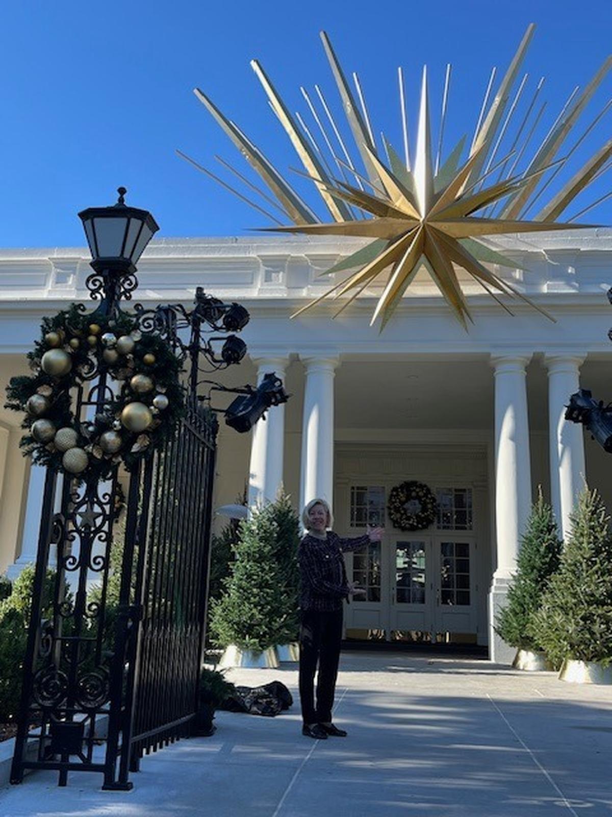Just another work day at the White House for Wendy Clay of DeSoto.