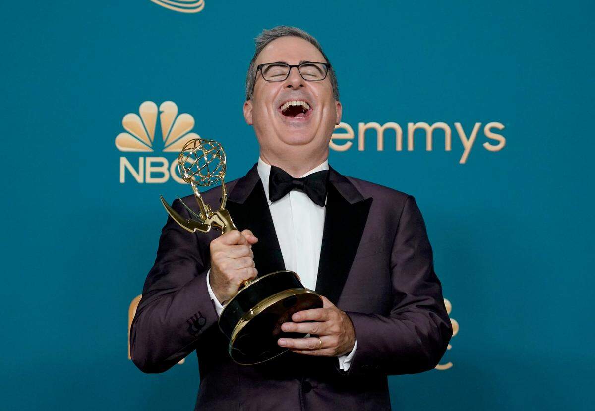 John Oliver had plenty to be happy about. “Last Week Tonight With John Oliver” won the Emmy Award for best variety talk series for the seventh year in a row on Sept. 12. The week before, the show won for best writing for a variety series.