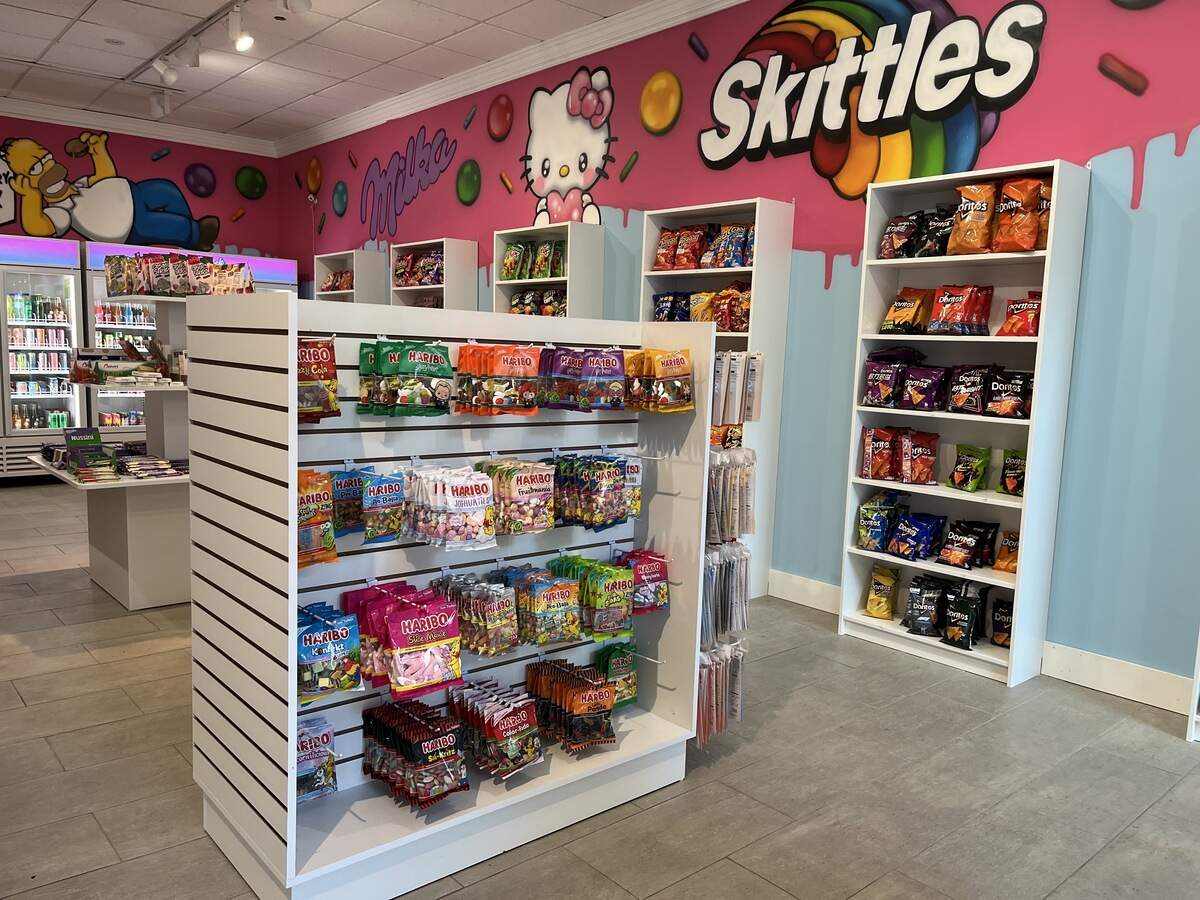 Exotic Snack Guys opened inside the Oak Park Mall in January, selling snacks and candy from around the world.