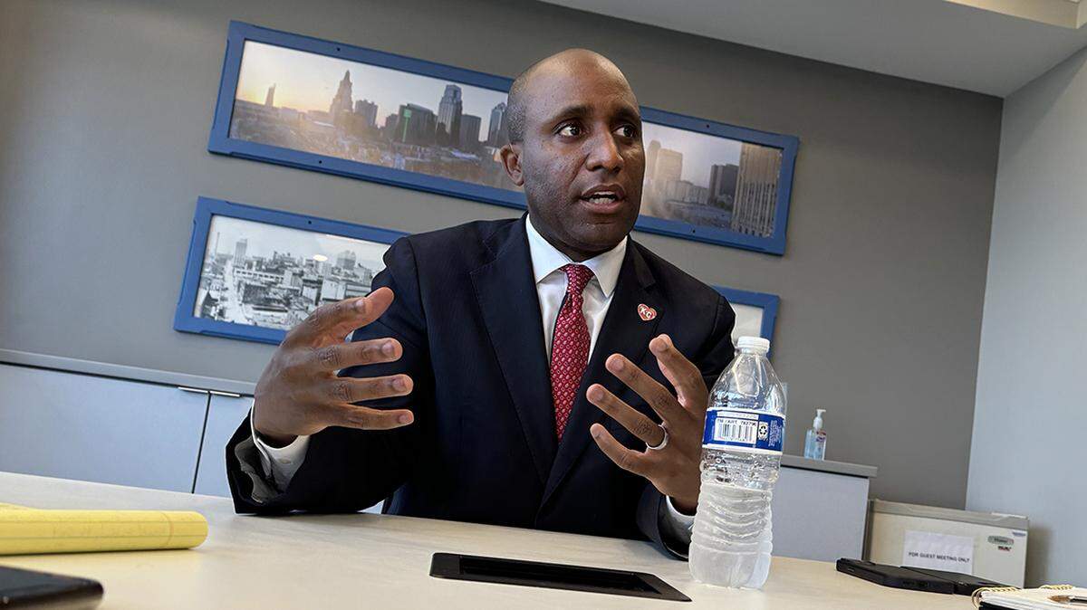Kansas City Mayor Quinton Lucas met with The Kansas City Star's editorial board June 11, 2024