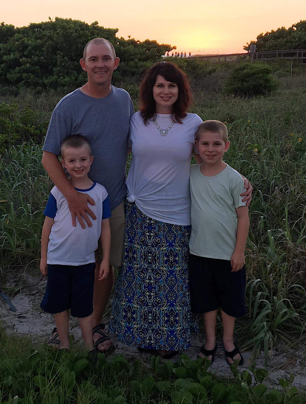 Colton Sapko, left, has had a severe peanut allergy since he was a baby. But he's benefiting from an experimental treatment at Children's Mercy Hospital that could soon be available to the general public. The rest of the Sapkos are, from left, Rob, Jackie, and Carsten. They live in Springfield.