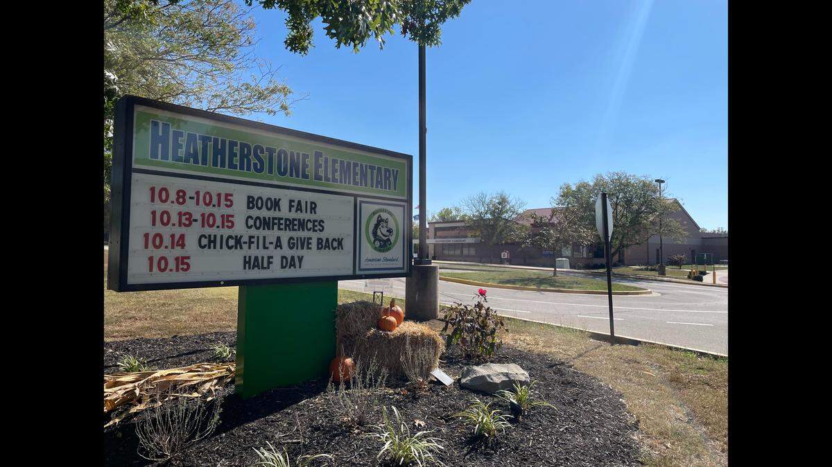Heatherstone Elementary, above, is among Olathe’s 51 schools. The Olathe School Board will meet Thursday to discuss how many schools are appropriate in its district, among other items on the agenda.