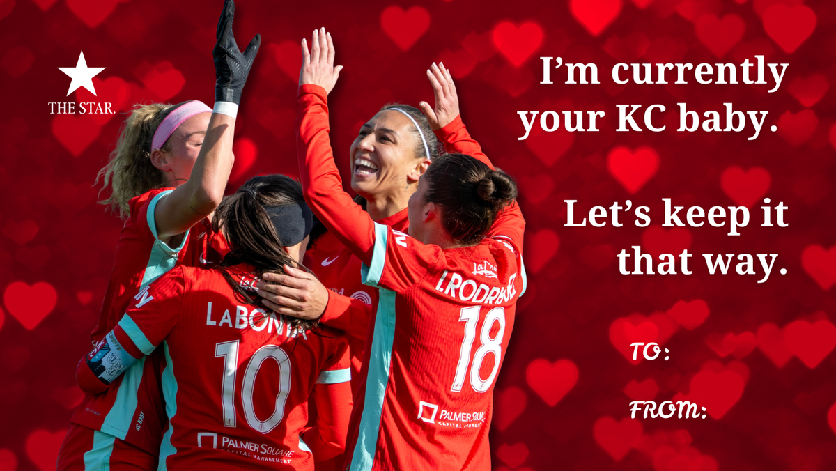 This is a KC Star Valentine card for 2026.