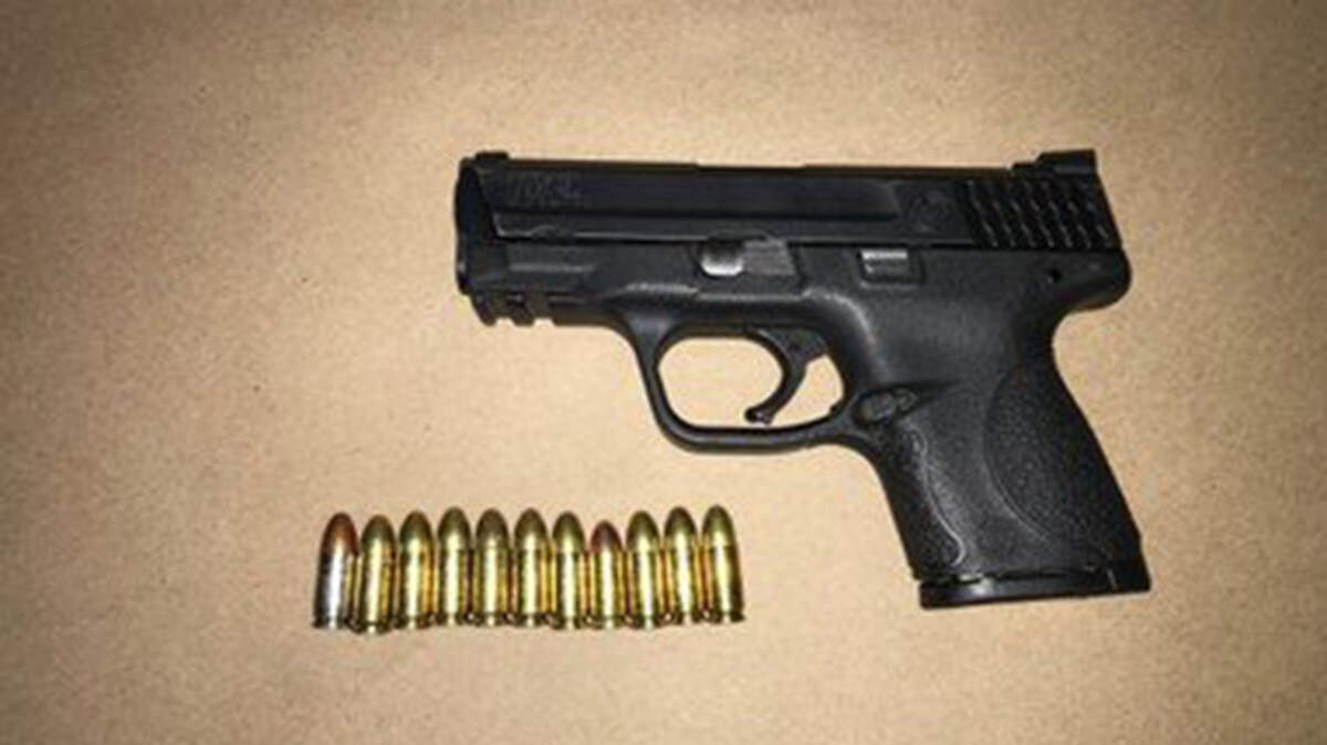 A replica Glock 9 mm “ghost gun” taken off Fresno streets by police.