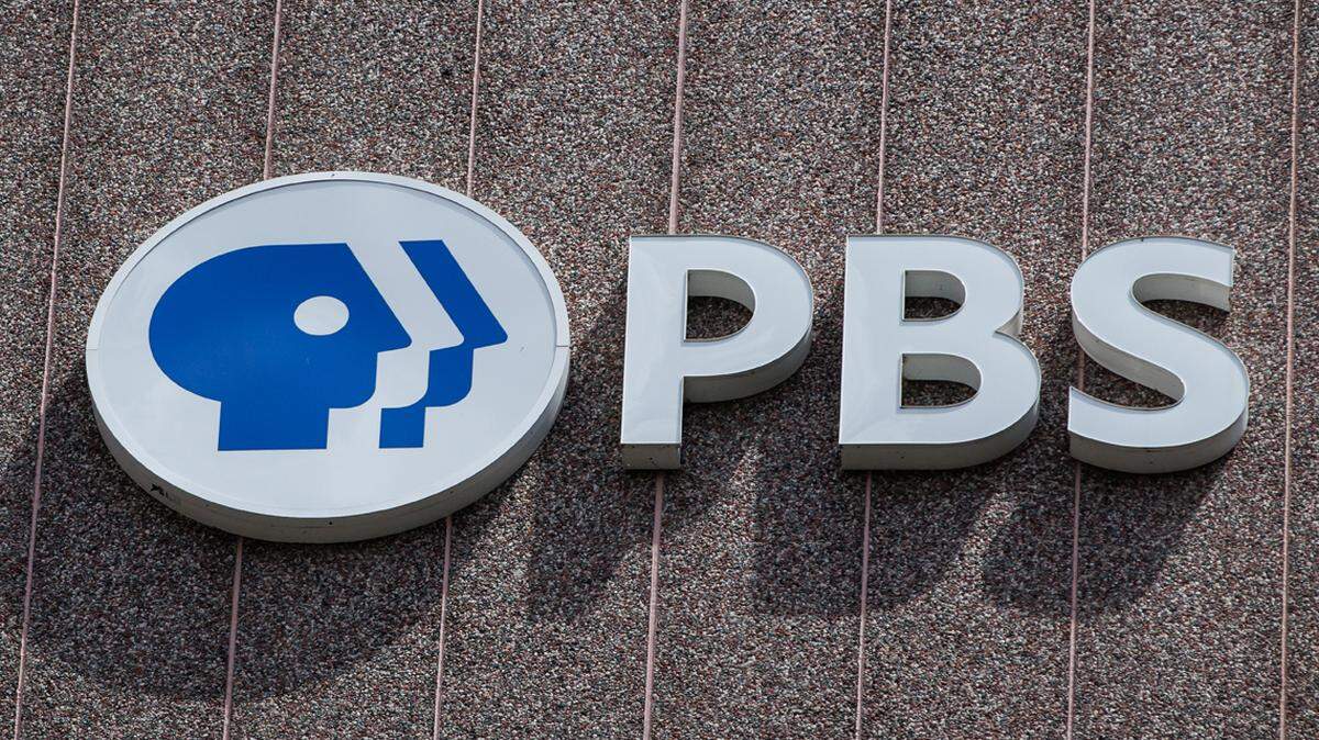 The Public Broadcasting Service (PBS) headquarters is seen on May 2, 2025 in Arlington, VA. Late Thursday night President Trump issued an executive order halting funding for National Public Radio (NPR) and PBS claiming there was an idealogical bias at the organizations. (Photo by Samuel Corum/Sipa USA)