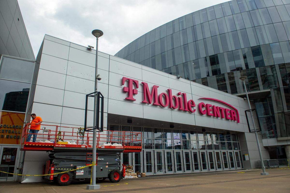 The T-Mobile Center, formerly the Sprint Center, will play host to a basketball tournament with no fans.