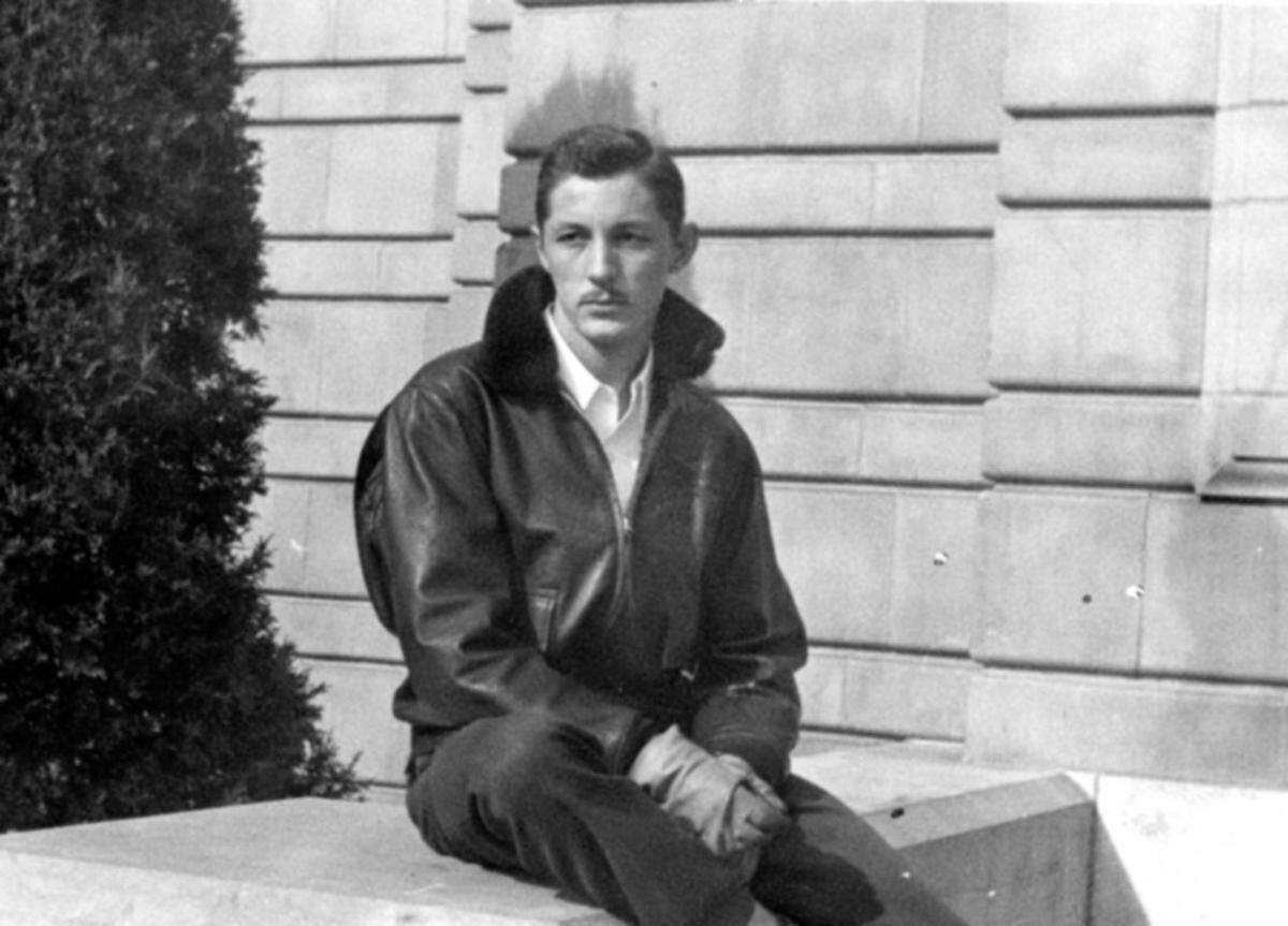 Evan S. Connell in his University of Kansas days. After earning his English degree there, he never lived in the Midwest again.