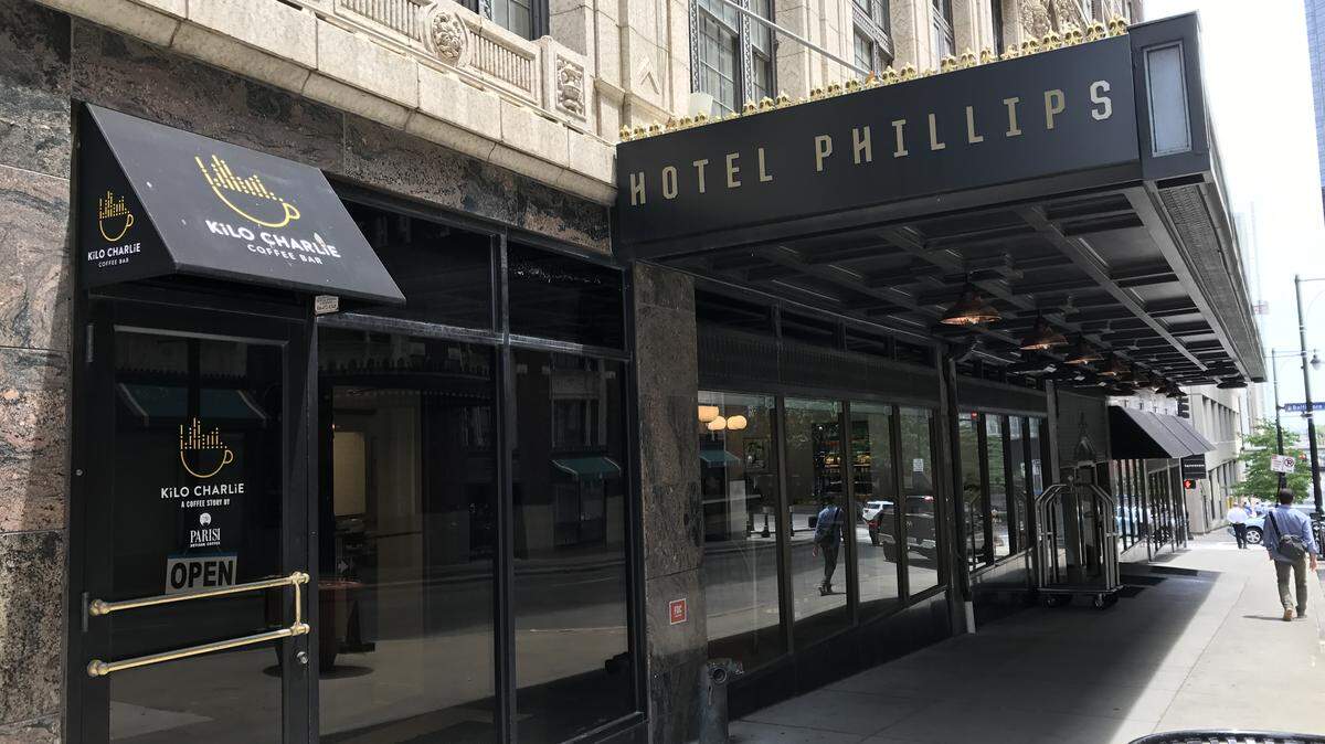 Hotel Phillips at 106 W. 12th St. in Kansas City