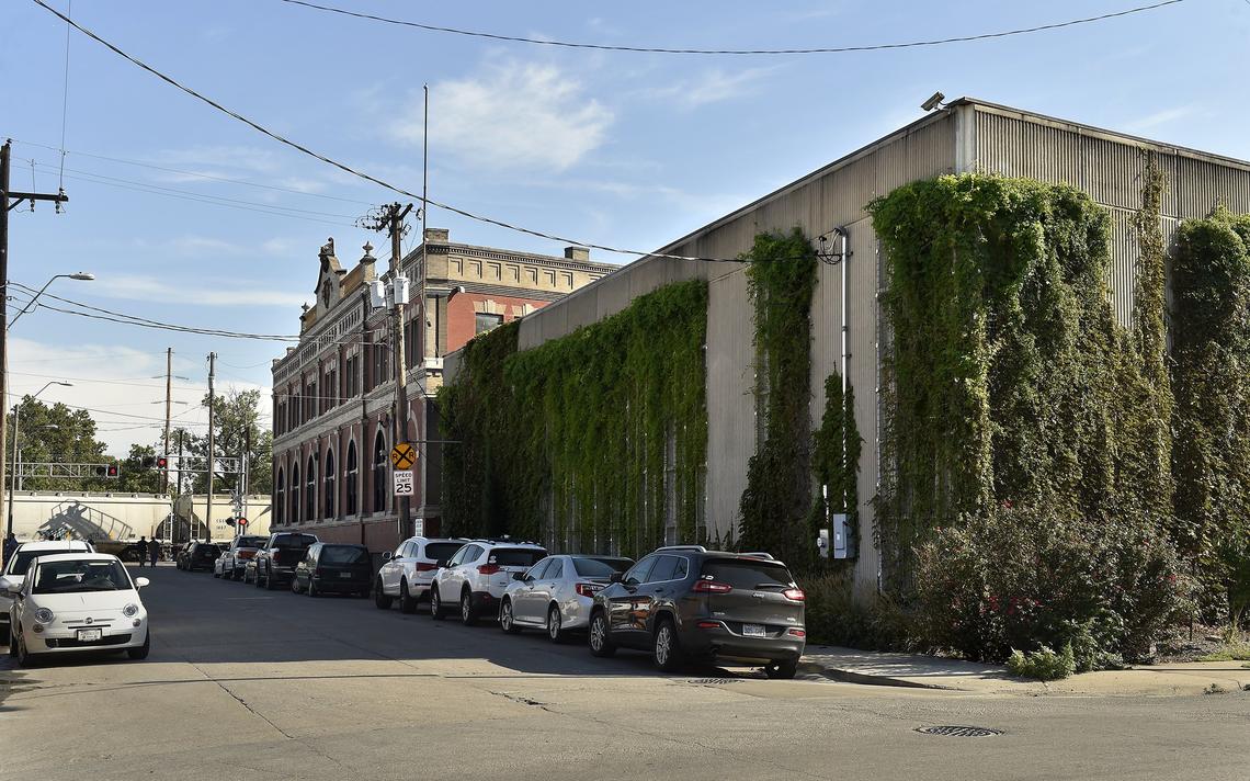 J. Rieger & Co. announced Tuesday a large-scale expansion to their East Bottoms distillery that will quintuple production to meet demand, offer a tasting room and with displays, give a historic context to the distillery and the city. The expansion will include renovation of the pre-prohibition Heim Brewery bottling house (brick building, left) in the Electric Park neighborhood. The building on the right is the current distillery.