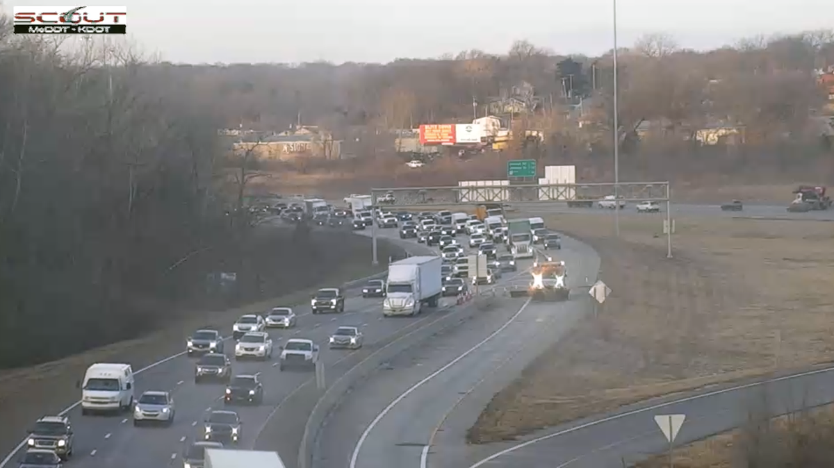 A semitractor-trailer overturned on the ramp from northbound Interstate 35 to northbound Interstate 635 in Johnson County causing major traffic delays for commuters during Wednesday morning’s rush hour.