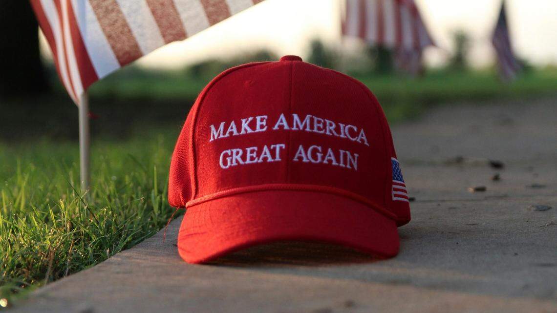 A man is facing terror charges for threatening neighbors who flew Trump flags, Oklahoma officials said.