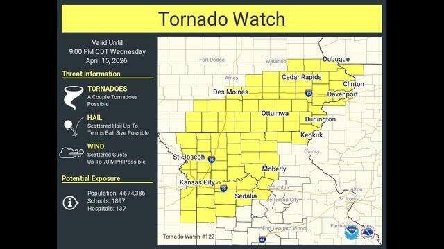 Severe weather expected, tornado warnings issued in KC metro | Kansas ...