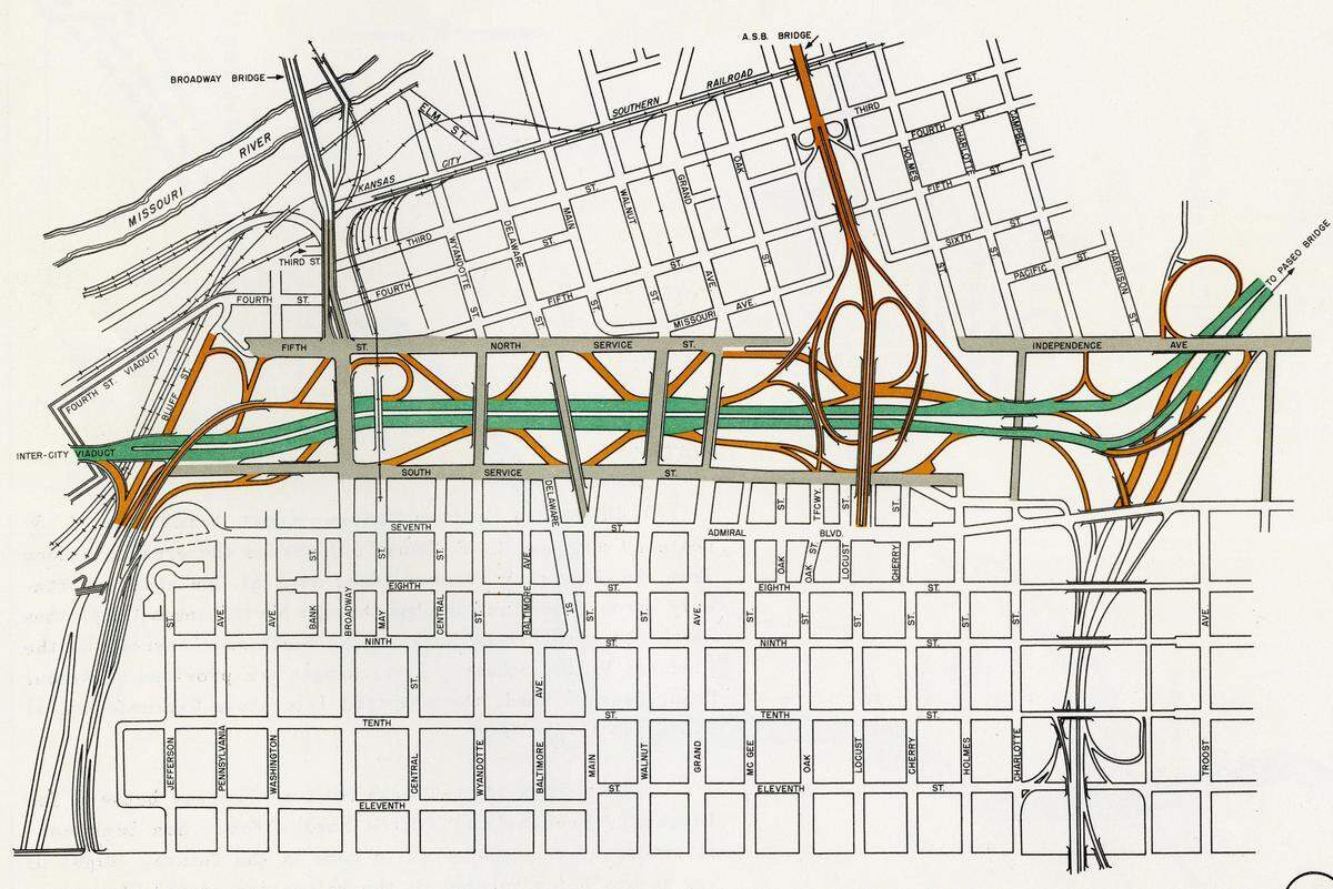 Plan for the first phase of the Downtown Loop, n.d. 
