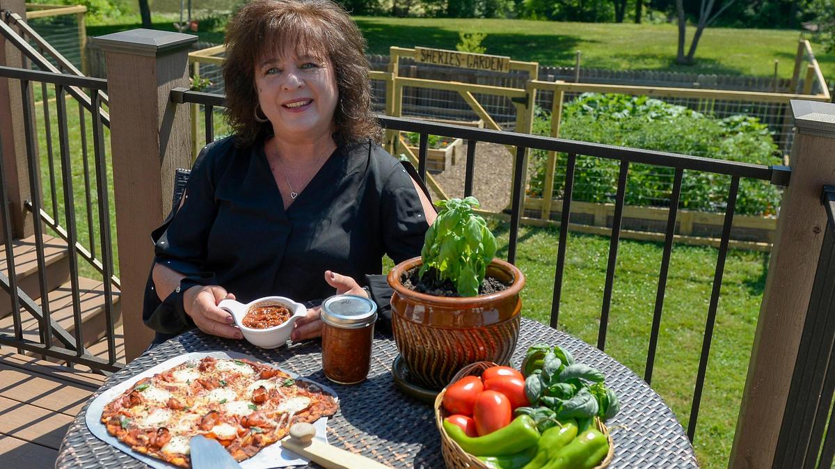 Sherie Howell, of Belton, makes her own homemade spicy pizza sauce and dough.