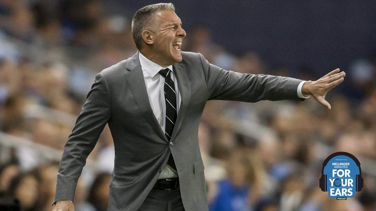 Sporting Kansas City coach Peter Vermes.