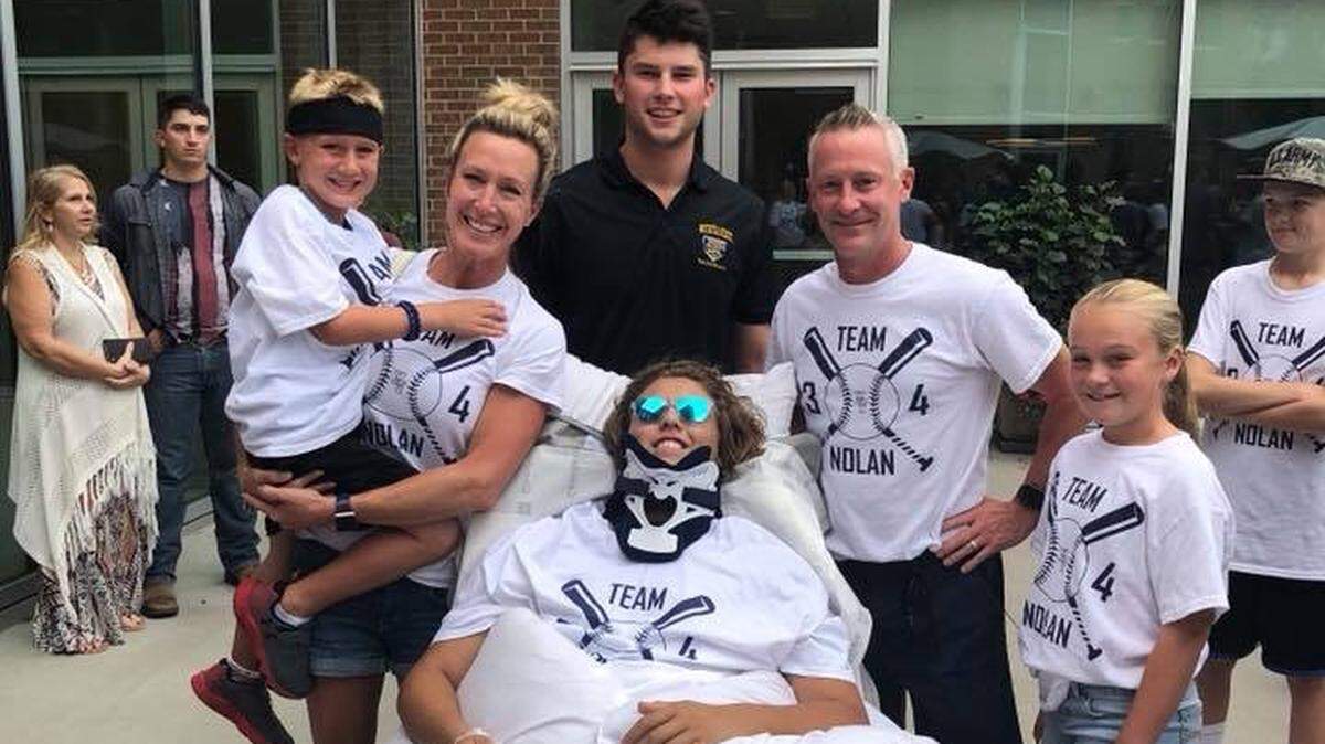 The family of injured Mill Valley High baseball player Nolan Sprague shared their thanks to the community this week.