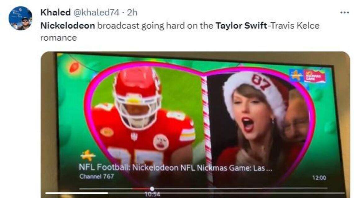 Yeti, slime, Taylor Swift cam: Chiefs game highlights through the eyes of Nickelodeon
