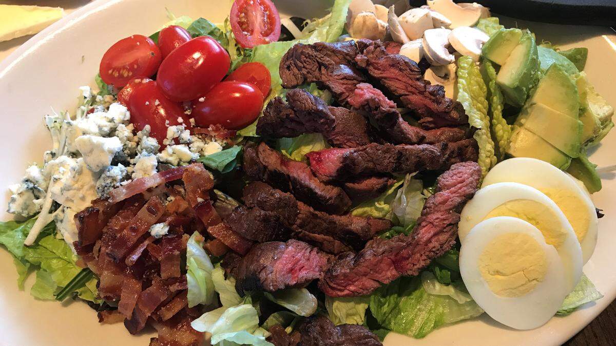 Plaza III has introduced a few new menu items, including the steak Cobb salad with sliced filet Mignon for $21.