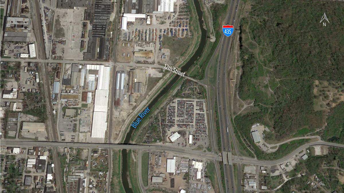 Kansas City police said a domestic assault suspect is believed to have drowned after fleeing from officers and running into the Blue River in east Kansas City.