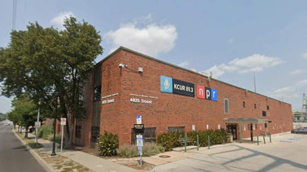 The University of Missouri-Kansas City is forcing KCUR, Kansas City’s NPR station, to move out of its home at 48th Street and Troost Avenue by the end of January, citing concerns about the building the station occupies. This Google Maps image shows the building in August 2021.
