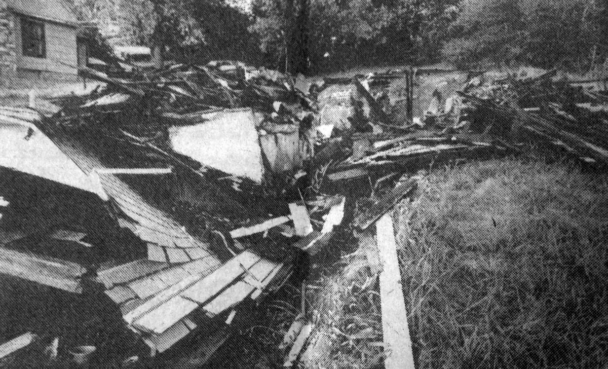 Robert J. Gross was charged with second-degree arson in connection with a house explosion on Winn Road in 1984. Witnesses described seeing a man on fire leave the scene. Soon after, Gross showed up at the University of Kansas Medical Center with severe burns.