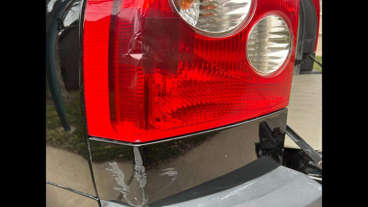 Denise Snodell’s old car showed plenty of evidence of inconsiderate parkers.