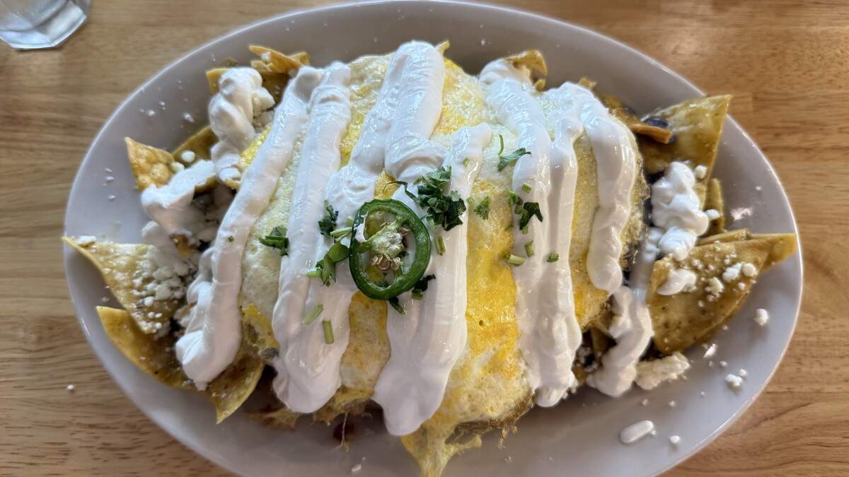 Chilaquiles are one of the most popular items at AR’s Breakfast & Brunch.