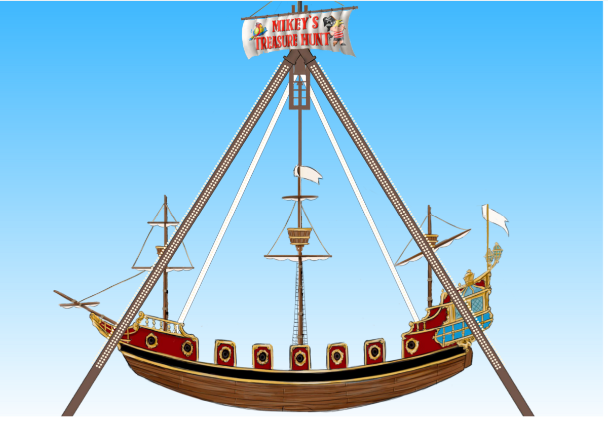 A rendering of one of the rides that will be featured at the new ultra accessible theme park, named Michael’s Wonder World, in Olathe