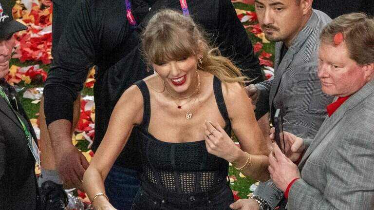 Check out the $50,000 in rubies and diamonds Taylor Swift wore to Chiefs’ Super Bowl