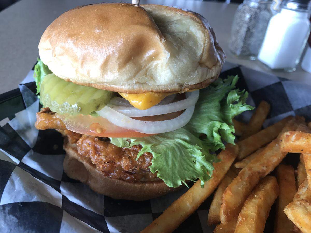 Burger State’s KC Fried Burger, a beer-battered burger, sells for $6.95.