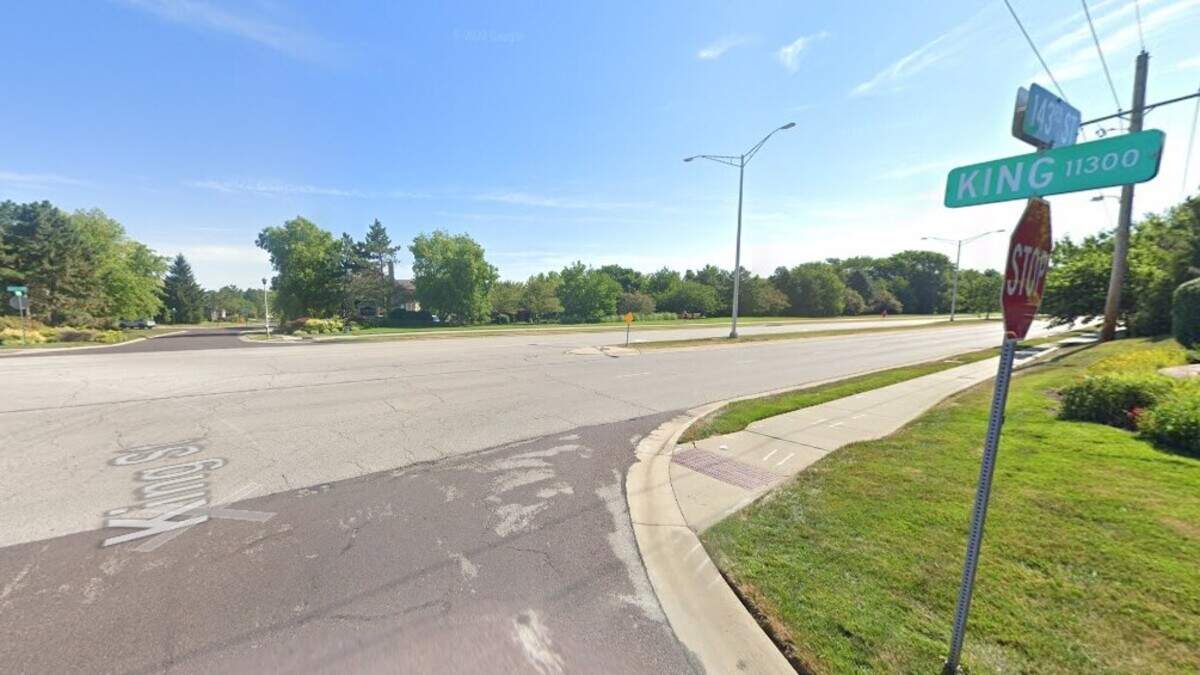 A driver involved in a crash along West 143rd Street in Overland Park last month died Monday, police said. This Google Maps image shows the area in June 2021.