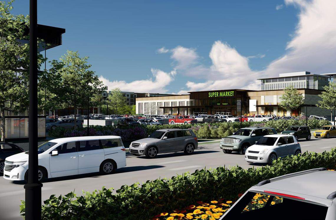 The Brookridge Golf Course Could be redeveloped to include a grocery store, retail, apartments and offices.