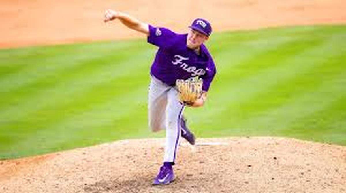 Zachary Cawyer of TCU is the Royals’ 11th-round pick in the 2024 MLB Draft.