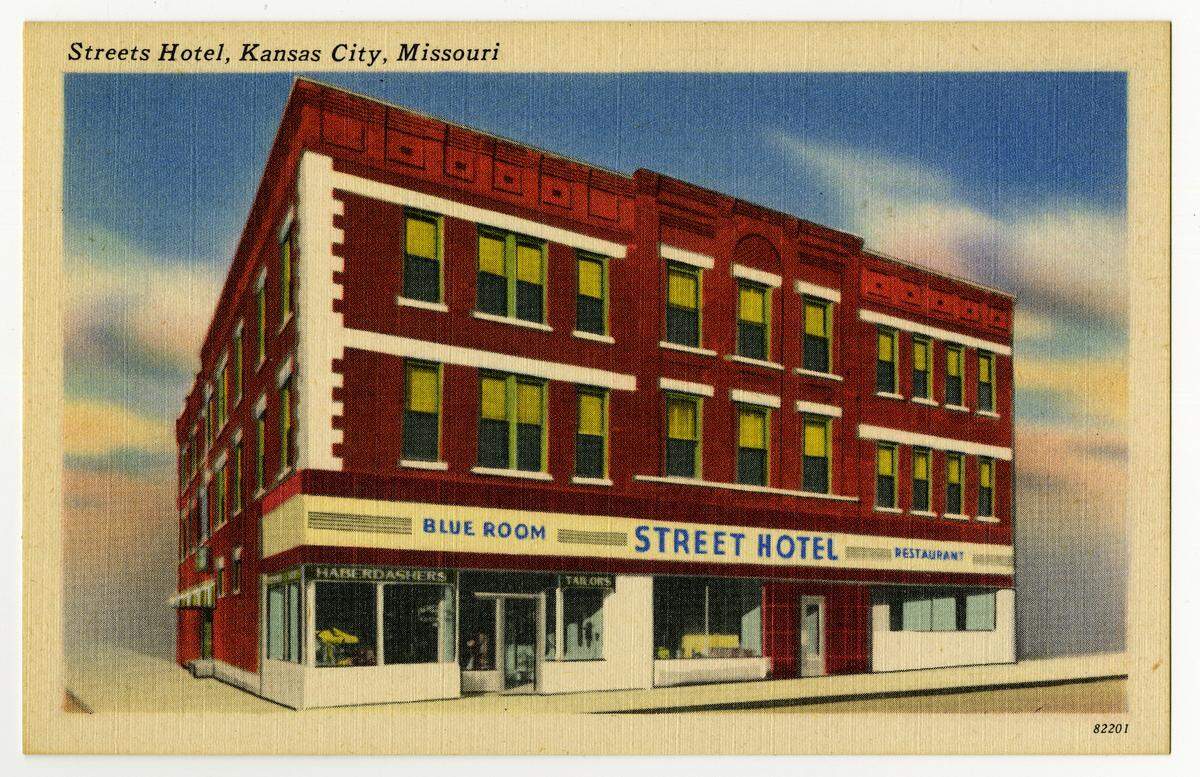 A postcard image of Reuben and Ella’s hotel