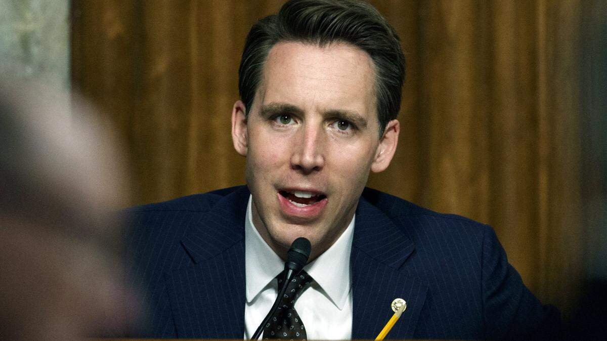 Sen. Josh Hawley, a Missouri Republican and member of the Senate Judiciary Committee.