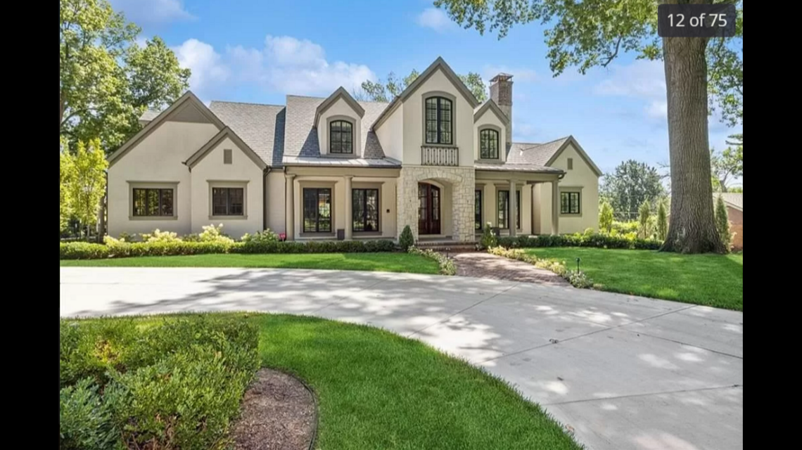 See inside $6 million Johnson County home on 1.5 acres with wet bar and golf simulator