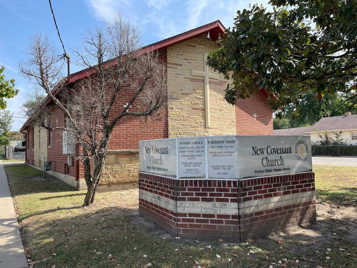 The funeral for Emmanuel Littlejohn, who was executed in Oklahoma, took place at a church in Wichita on Oct. 12, 2024.