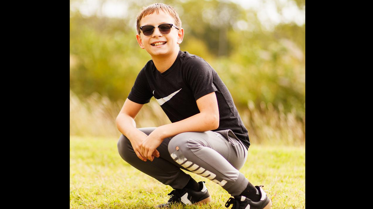Karter, 13, is an energetic and enthusiastic young man with a big love for sports.