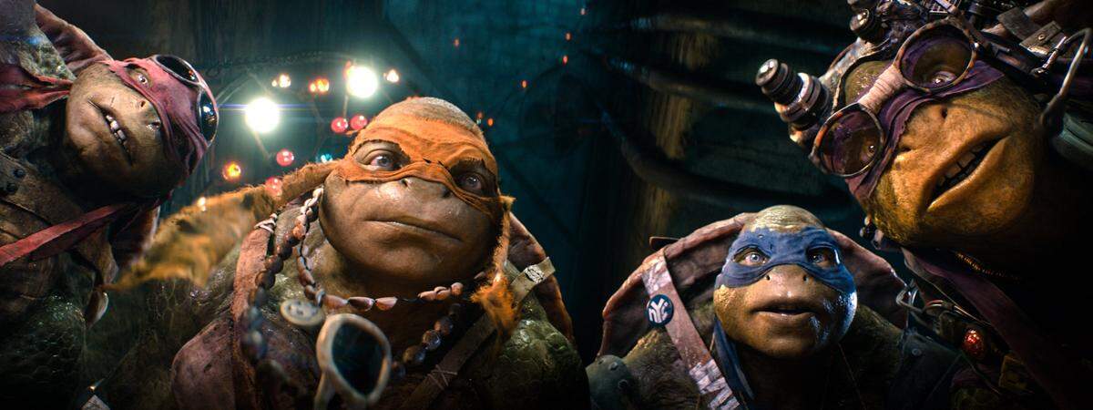Raphael, Michelangelo, Leonardo and Donatello are the “Teenage Mutant Ninja Turtles,” to be shown July 24 at Theatre in the Park in Shawnee Mission Park.