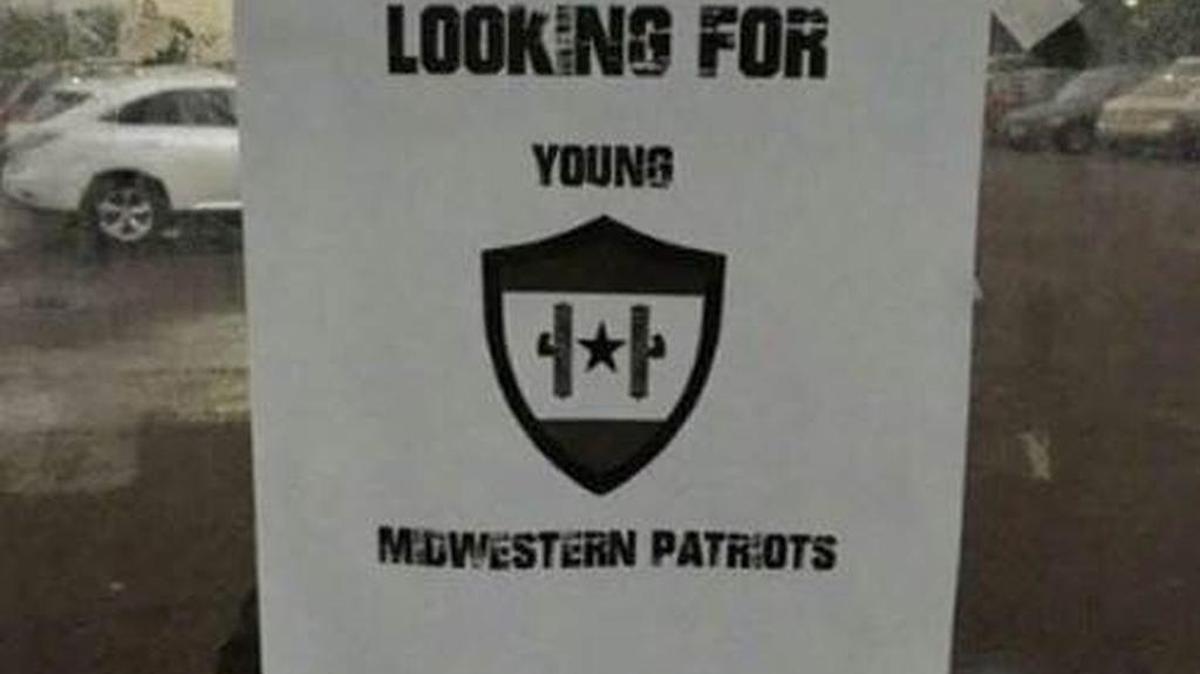 Flyers recruiting students for what appears to be a white supremacist group turned up on the University of Missouri campus in Columbia.