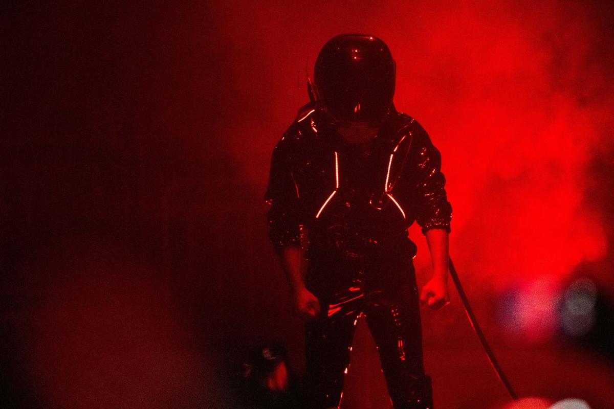Childish Gambino performs Monday at the T-Mobile Center in Kansas City.